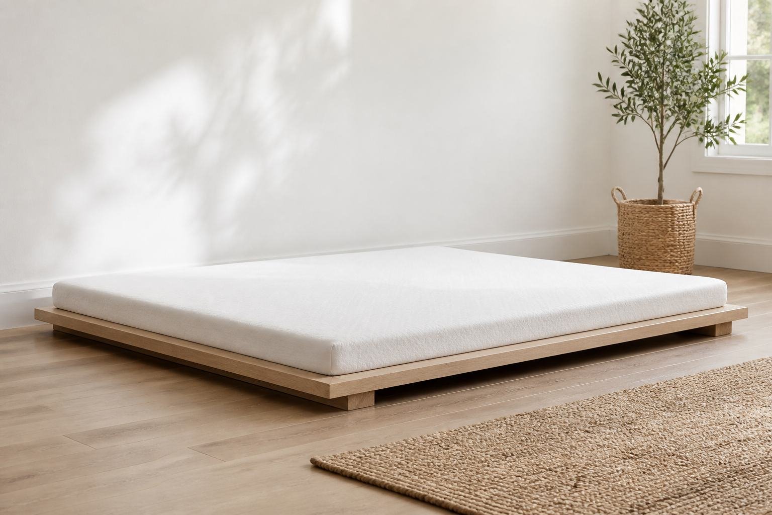 Haven Low Profile oak platform