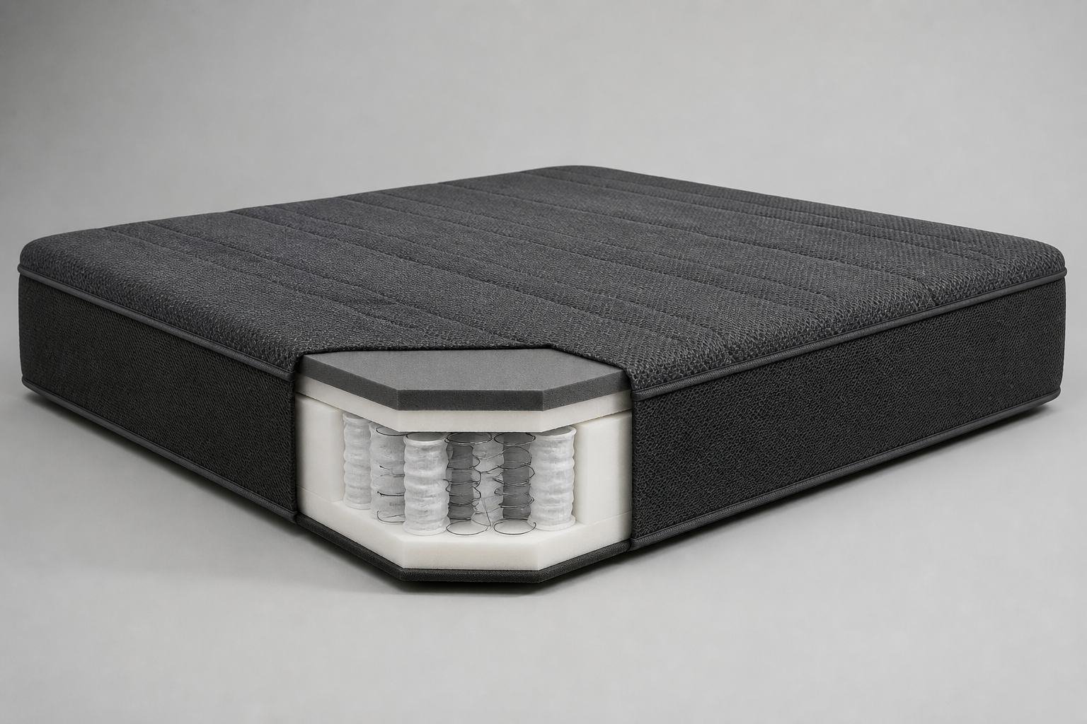 Bear Pro Hybrid charcoal athletic mattress