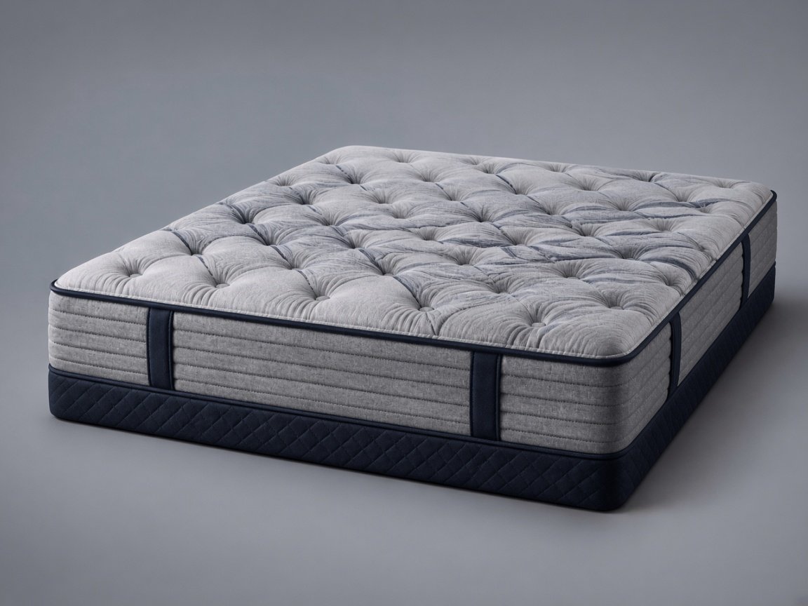 Beautyrest Dreamwell Belmont extra firm mattress, three-quarter studio view
