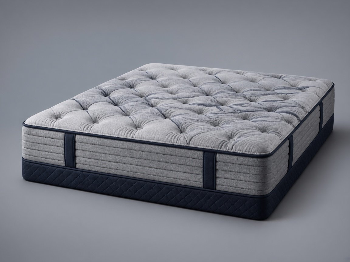 Beautyrest Dreamwell Columbia medium pillow top mattress, three-quarter studio view