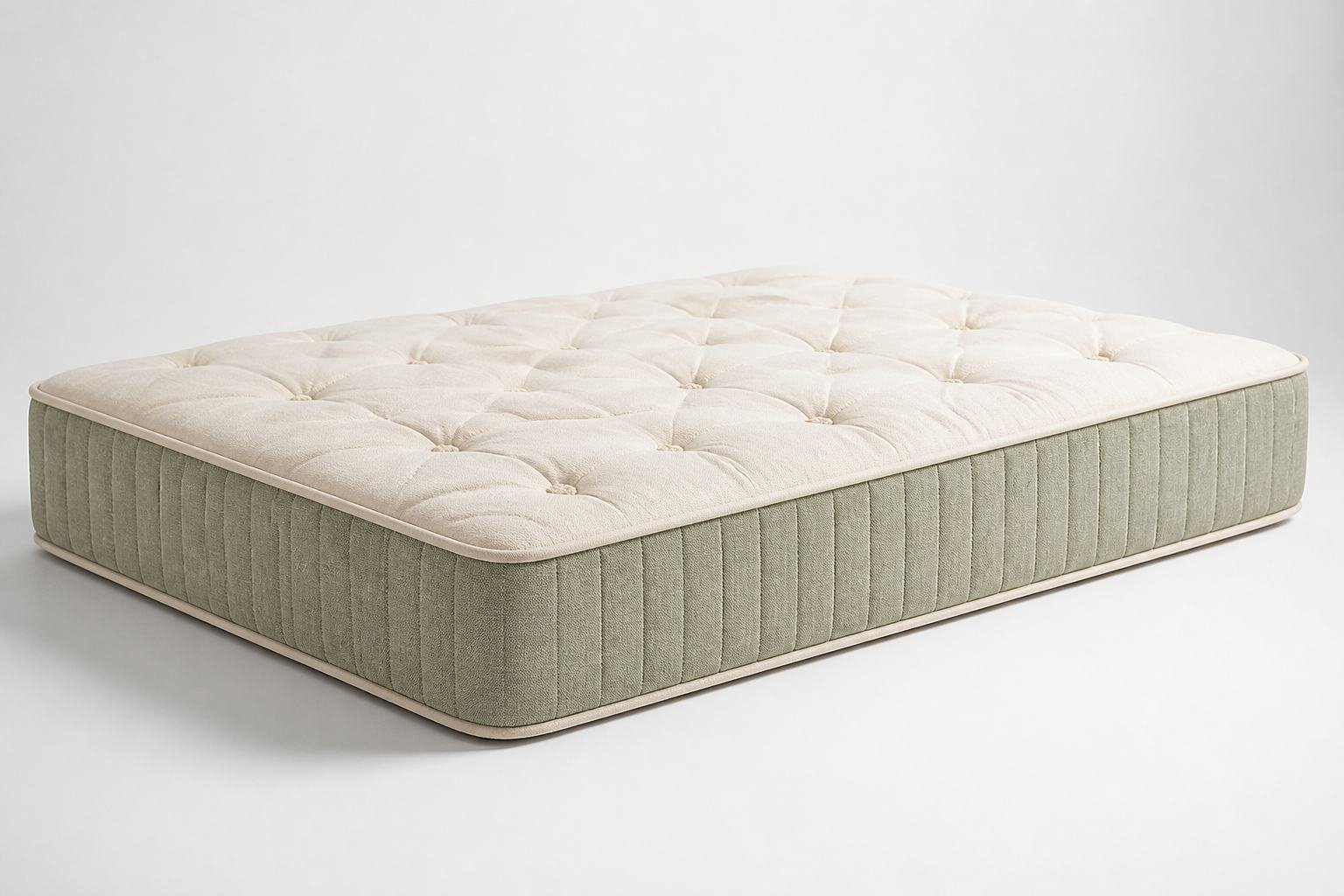 Birch Natural organic wool-quilt mattress