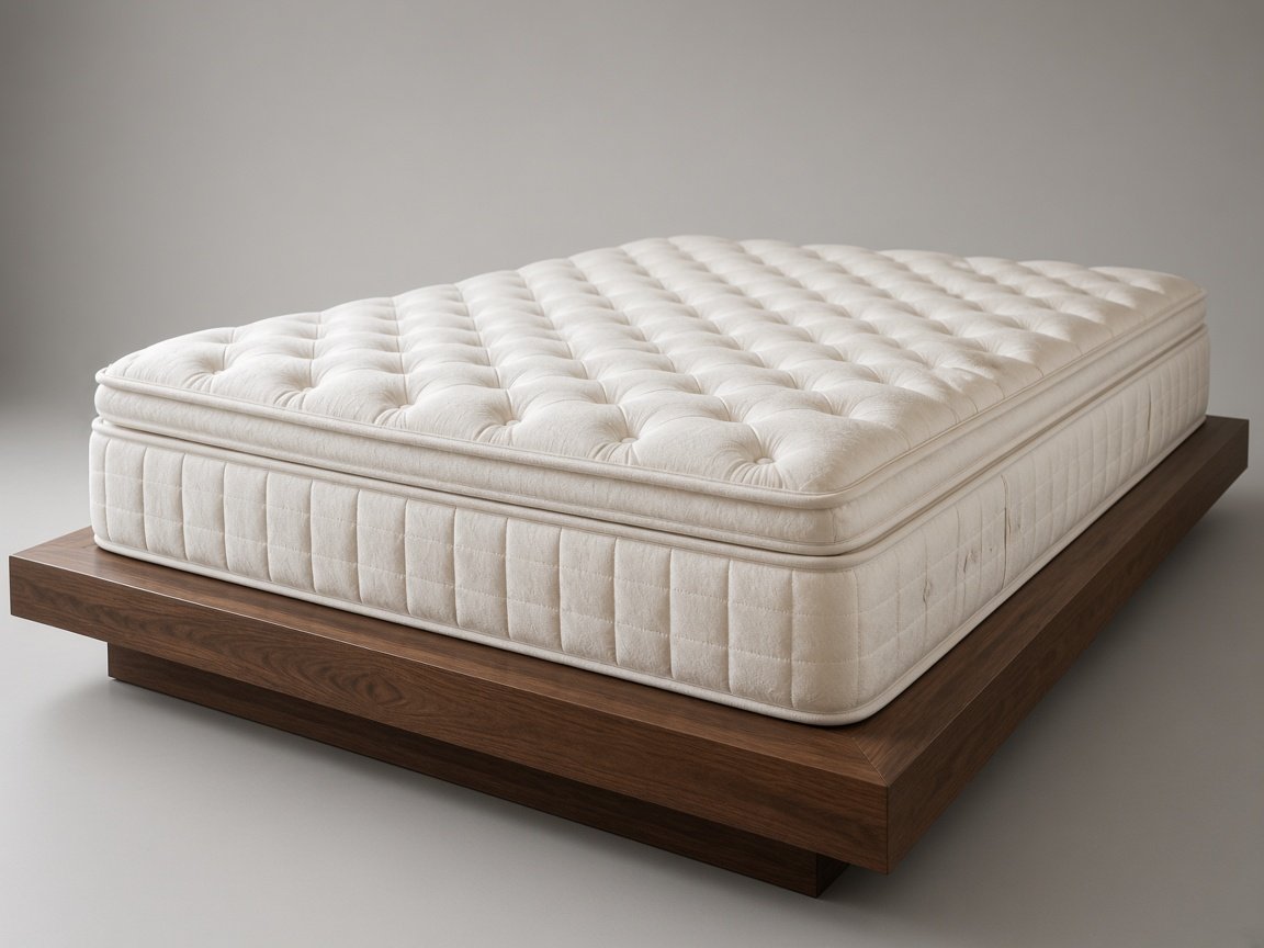 Cheswick Manor Exquisite pillow top mattress, three-quarter studio view