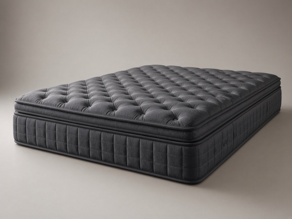 Kingsdown Castlegate hybrid firm mattress, three-quarter studio view