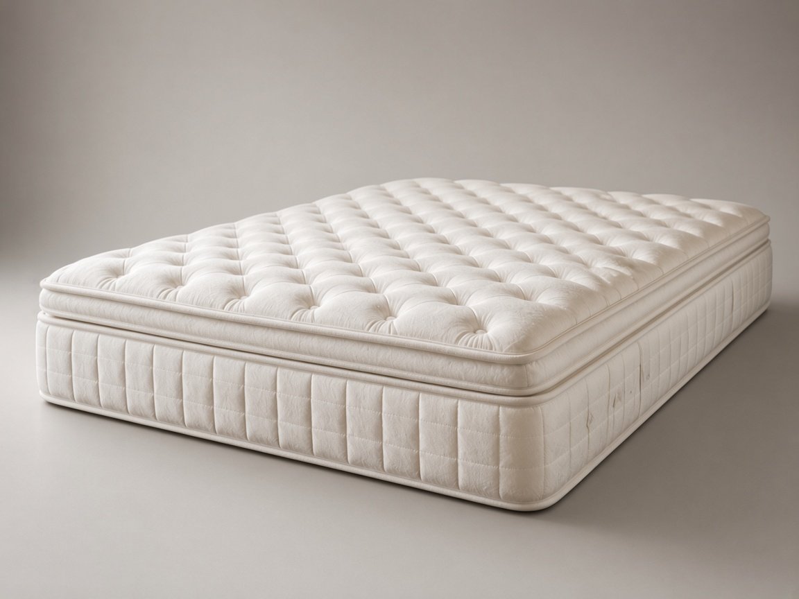 Kingsdown Holly Trace hybrid cushion eurotop mattress, three-quarter studio view