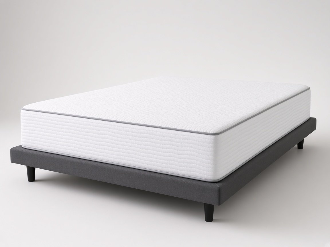 SomosBeds Bloomquist plush Eurotop mattress, three-quarter studio view
