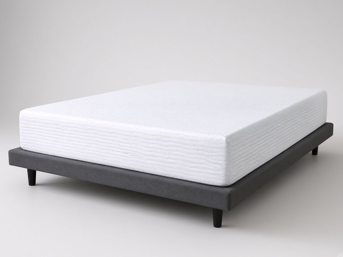 SomosBeds Fairhill pillow top mattress, three-quarter studio view