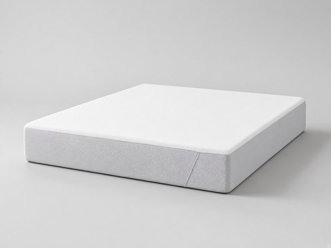 SomosBeds Inspire 2.0 firm mattress, three-quarter studio view