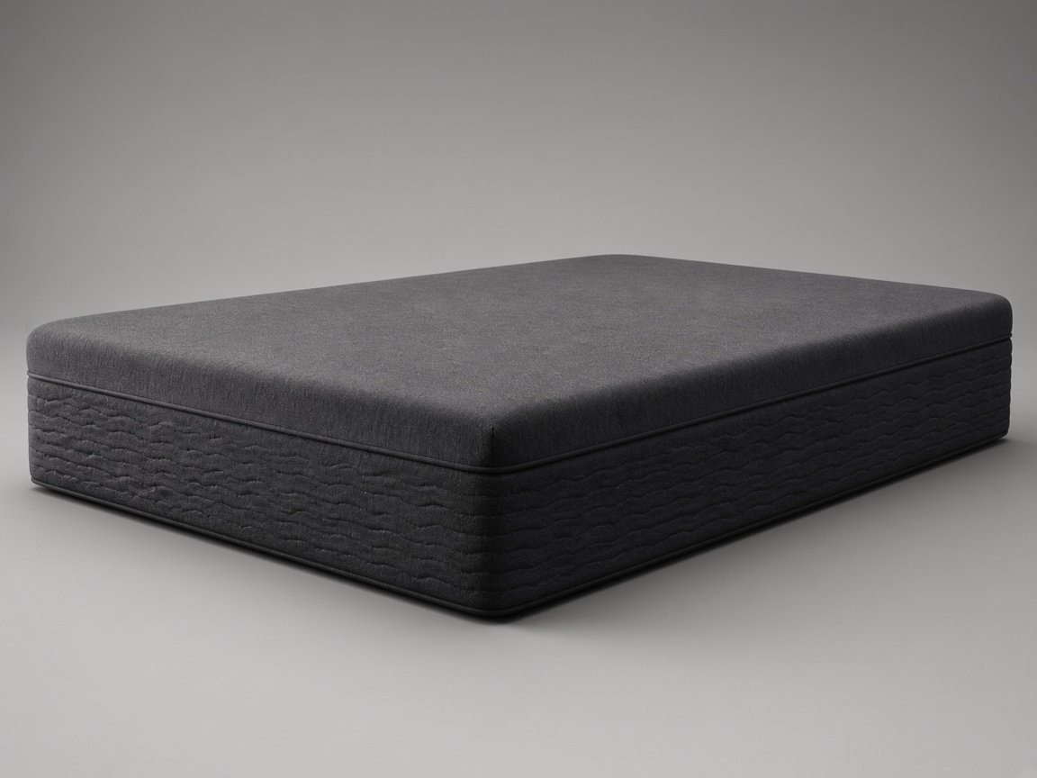 Tempur-Pedic TEMPUR-LuxeAdapt medium hybrid mattress, three-quarter studio view